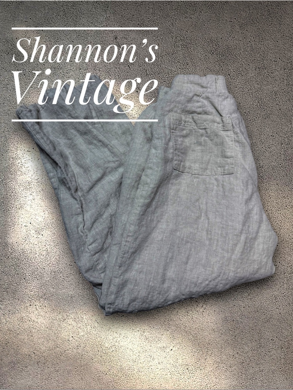 DISSH Norah Women’s sz 2 Natural Linen Pants A7